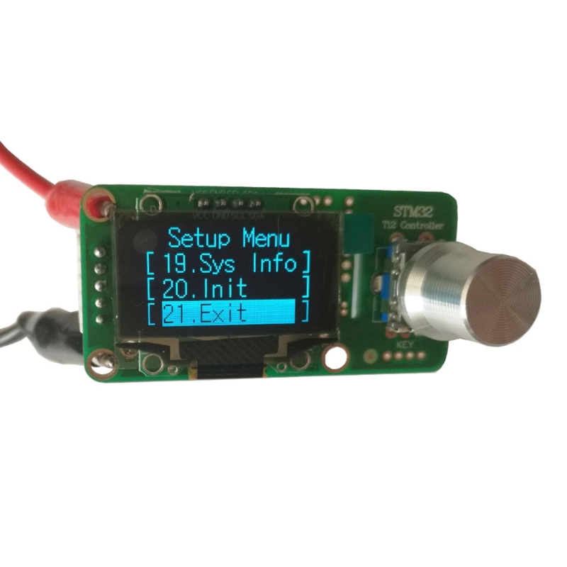 طقم محطة لحام رقمية ، وحدة تحك - مراجعة Soldering Station T12 Oled وسعره